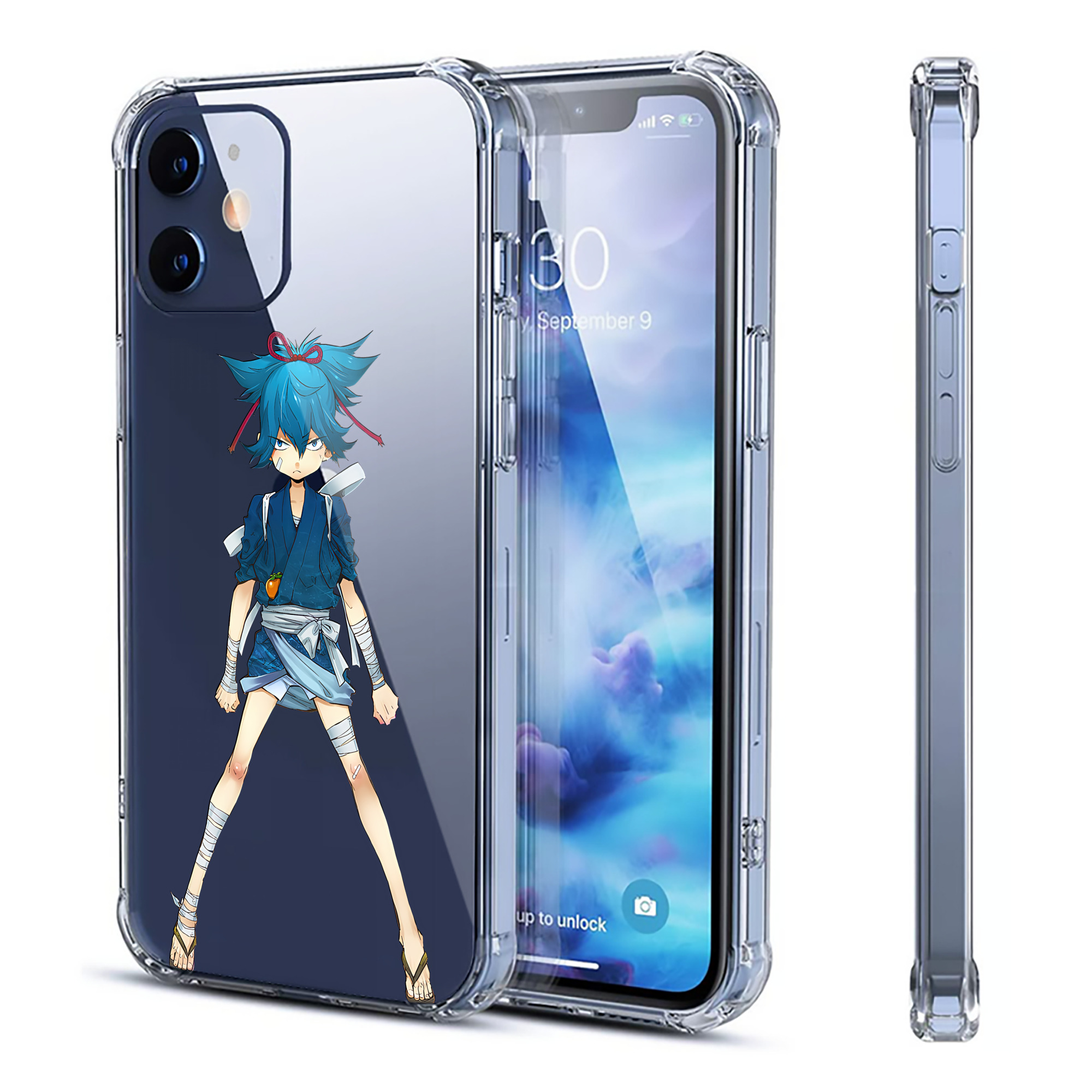 （画像用） 刀剣乱舞 Touken Ranbu 【iPhone 12シリーズ対応】透明スマホケース（クリアソフトケース）
